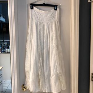 NWT J Gee long lace skirt